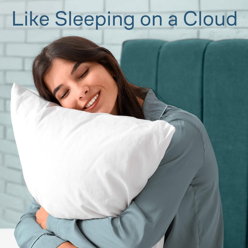 Niagara Sleep Solution Niagara 4 Pack Waterproof Pillow Protectors Queen 20x30 Inches Smooth Zipper Premium Encasement Covers Quiet Cases Set White - Image 3